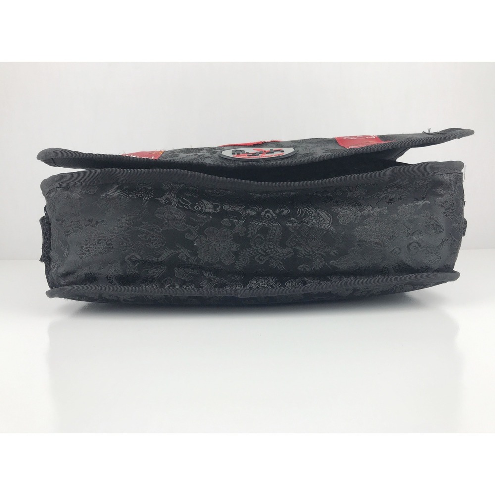 Mythwear Messenger Bag Black Red Dragon Print Crossbody PLEASE READ DESCRIPTION - Picture 7 of 16